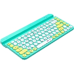 Клавиатура беспроводная A4Tech Fstyler FBK30, USB, Bluetooth/Радиоканал, зеленый