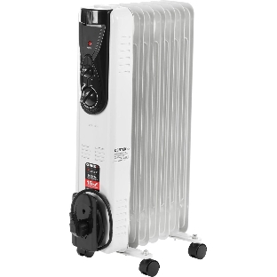 Обогреватель масляный Centek CT-6200 (7 секций) белый, 700/1000/1500 Вт, 15 м2, термостат