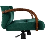 Кресло Бюрократ T-9928WALNUT Fabric Italia Green зеленый, ткань