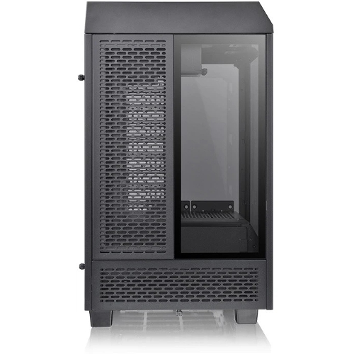 Компьютерный корпус Thermaltake The Tower 100 черный без БП ATX 2x120мм 2xUSB 3.0 1xUSB3.1 audio bott PSU