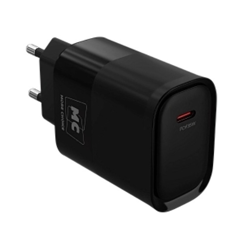 Сетевое зарядное устройство MORE CHOICE (4620202553515) NC68 1Type-C 3.0A PD 35W, черный