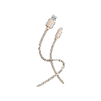 Кабель Smartbuy (iK-12-S02g) S02 MicroUSB золотистый, 3 А, 1 м