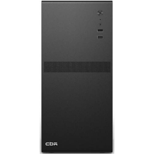 Компьютерный корпус CBR mATX Minitower V201, без БП, 2хUSB 2.0, HD Audio+Mic, черный PCC-MATX-V201-WPSU