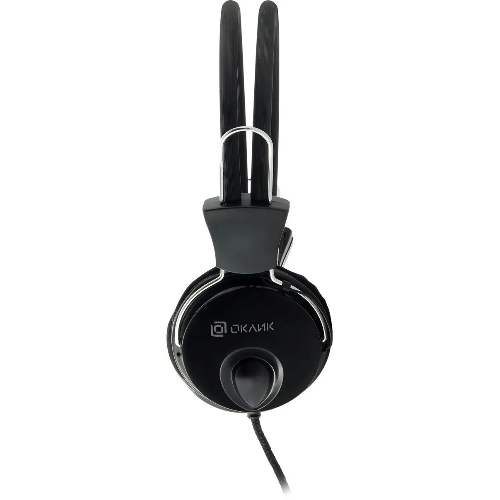 Проводные наушники Oklick HS-M200 черный, накладные, Jack 3.5 мм