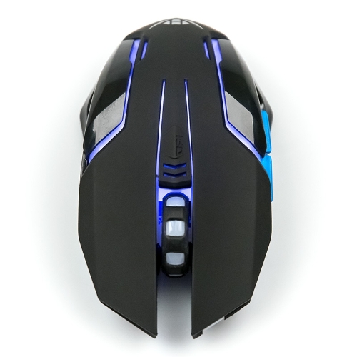Мышь беспроводная Nakatomi MROG-20UR черный, 2400 dpi, радиоканал, USB, кнопки - 6
