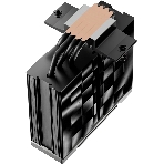 Кулер для процессора DEEPCOOL AK400 G2 LGA1851/1700/1200/115X/AM5/AM4 (12шт/кор, TDP 220W, PWM, Fan 120мм, 4 тепл. Трубки, Wood-grain top cover, черный) RET (R-AK400G2-BKNNMN-GJD)