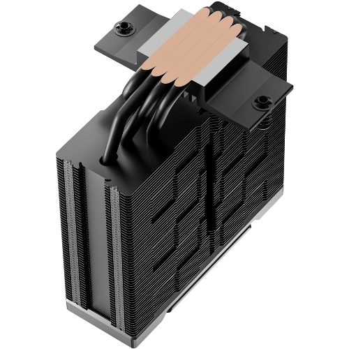 Кулер для процессора DEEPCOOL AK400 G2 LGA1851/1700/1200/115X/AM5/AM4 (12шт/кор, TDP 220W, PWM, Fan 120мм, 4 тепл. Трубки, Wood-grain top cover, черный) RET (R-AK400G2-BKNNMN-GJD)
