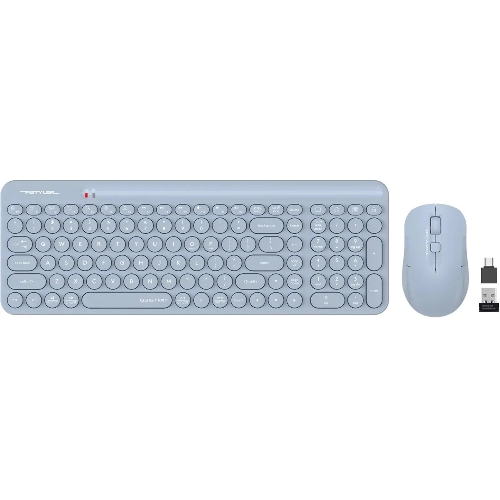 Комплект клавиатура+мышь A4Tech FStyler FG3300 Air2 беспроводной, USB, 2000 DPI, синий