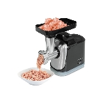 Мясорубка электрическая Zigmund & Shtain ZMG-043 черный, 1500 Вт, 1.5 кг/мин, реверс, защита от перегрузки, насадки - 4