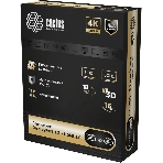 Переходник аудио-видео Cactus CS-DP-HDMI-ADR DisplayPort (m)/HDMI (f) 5м. позолоч.конт. черный