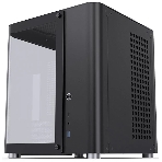 Корпус без блока питания Корпус JONSBO TK-1 Black 2.0 MATX без БП, mini-ITX, micro-ATX, черный