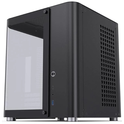 Корпус без блока питания Корпус JONSBO TK-1 Black 2.0 MATX без БП, mini-ITX, micro-ATX, черный
