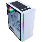 Компьютерный корпус AeroCool/Formula CL-3302W RGb белый без БП ATX 2xUSB 2.0 1xUSB 3.0 audio bott PSU