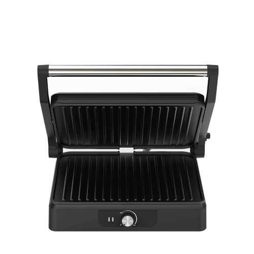 Гриль электрический Topdevice EG1/2200 Вт/0-240 °C/раскрытие на 180 °C/несъемные панели/черно-серебристый (TDSEG001_BK)