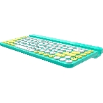 Клавиатура беспроводная A4Tech Fstyler FBK30, USB, Bluetooth/Радиоканал, зеленый