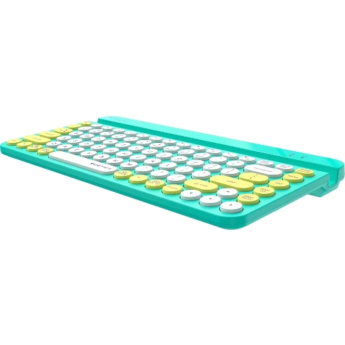 Клавиатура беспроводная A4Tech Fstyler FBK30, USB, Bluetooth/Радиоканал, зеленый