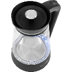 Чайник электрический Starwind SKG2116 1.8 л, 1700 Вт, черный/прозрачный корпус: стекло