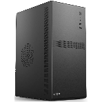 Компьютерный корпус CBR mATX Minitower V201, без БП, 2хUSB 2.0, HD Audio+Mic, черный PCC-MATX-V201-WPSU