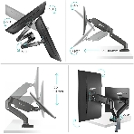 Кронштейн ONKRON G160 для монитора 13