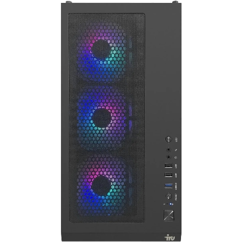 Компьютер IRU Tactio 510B7GP TWR i7 13700F (2.1) 32Gb SSD1Tb RTX 5060TI 8Gb Windows 11 Pro GbitEth 650W черный (RUS) (2126630)