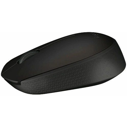 Мышь беспроводная Logitech B170 черный, 1000 dpi, радиоканал, USB, кнопки - 3