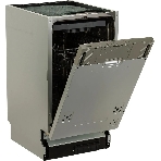 Встраиваемая посудомоечная машина Gorenje GV520E10S, черный, 44.8 см, 11 компл., 47 дБ, класс A++