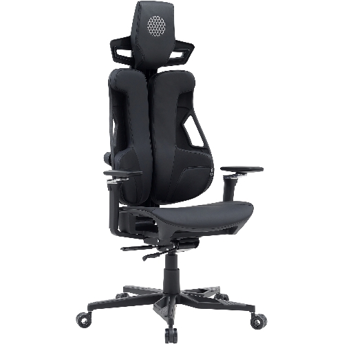 Кресло Cactus CS-CHR-DUO-BBK черный, экокожа