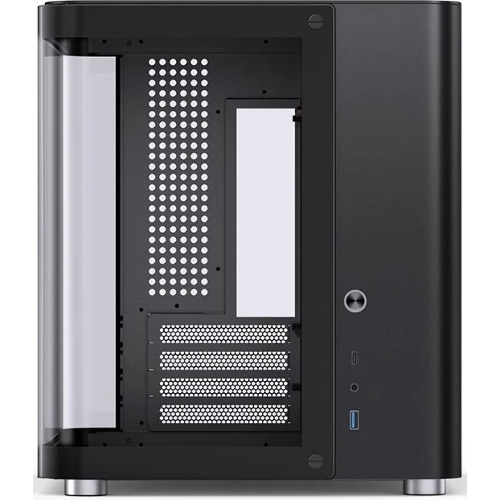 Корпус без блока питания Корпус JONSBO TK-1 Black 2.0 MATX без БП, mini-ITX, micro-ATX, черный