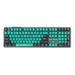 Клавиатура Raskat KM004 проводная, USB Type-A, зелёный/серый