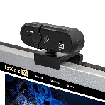 Веб-камера ExeGate Stream HD-4000 3840x2160, 30 кадр/с, USB Type-A, микрофон (2 шт, шумоподавление), автоматическая фокусировка, шторка приватности, универсальное крепление