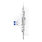 Механизм розетки RJ45 (cat5) EKF UP1-SOW-RJ45-5 белый Эпика