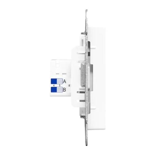 Механизм розетки RJ45 (cat5) EKF UP1-SOW-RJ45-5 белый Эпика