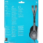 Гарнитура Logitech H111 чёрный, проводная, 3.5 мм