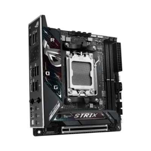 Материнская плата ASUS ROG STRIX B850-I GAMING WIFI, AM5, AMD B850, 2xDDR5, 2xM.2, 2xSATA, PCIe 4.0 x16, 1xHDMI, 1xUSB Type-C, 1x2.5Gb LAN, Wi-Fi 7, Bluetooth 5.4, 5xUSB-A 10Gbps, 1xUSB-C 20Gbps, 2xUSB-A 2.0, 3x3.5 мм, S/PDIF, 7.1, Mini-ITX