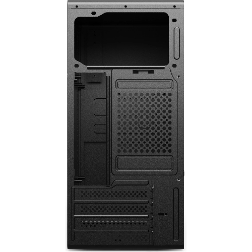 Компьютерный корпус CBR mATX Minitower V203, без БП, 1хUSB 3.0, 1хUSB 2.0, HD Audio+Mic, черный PCC-MATX-V203-WPSU