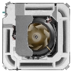 Внутренний блок сплит-системы кассетного типа Electrolux EACC/in-12H/UP4-DC/N8 инвертор, 12000 BTU, 35 м², 29 дБ, охлаждение, обогрев, осушение, белый