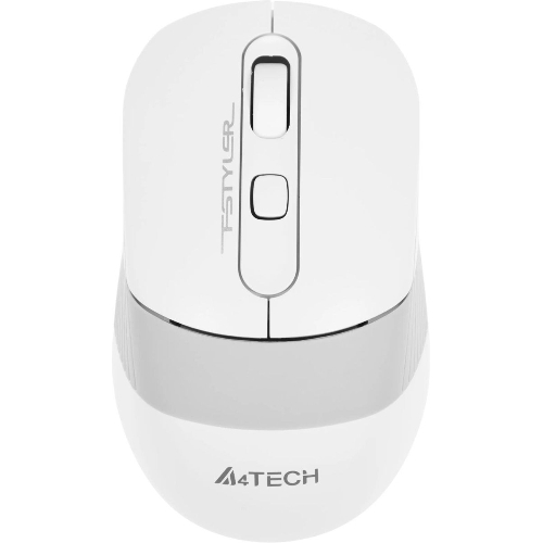 Мышь беспроводная A4Tech Fstyler FG10S белый/серый, 2000 dpi, радиоканал, USB, кнопки - 4