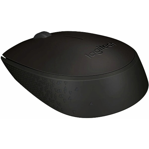 Мышь беспроводная Logitech B170 черный, 1000 dpi, радиоканал, USB, кнопки - 3