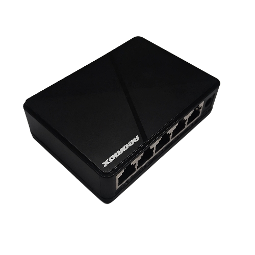 Коммутатор неуправляемый NEOMAX NMS-105P-1000-P, 5 портов 1000 Mbps, пластик
