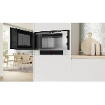 Микроволновая печь встраиваемая Bosch BFL7221W1 белый, 21 л, 900 Вт, переключатели - поворотный механизм/сенсор