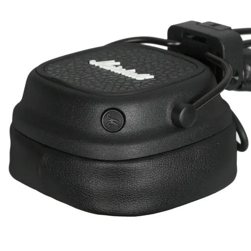 Беспроводные/проводные наушники Marshall Major V черный, накладные, Bluetooth + проводной, беспроводная зарядка, до 100 ч