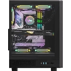 Компьютерный корпус Aerocool/Formula MANA DYNAMIC черный без БП ATX 6x120мм 2xUSB 3.0 1xUSB3.1 audio bott PSU