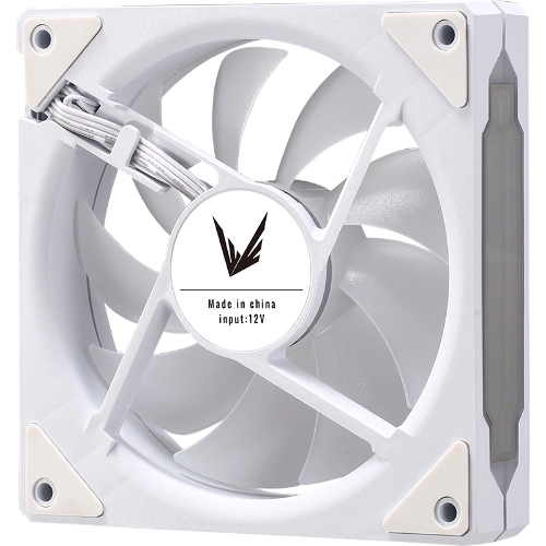 Вентилятор для корпуса Aerocool/Formula Floe 12WH ARPW ARGb белый, 120 мм, 1500 об/мин, 26.8 дБ, 4 pin