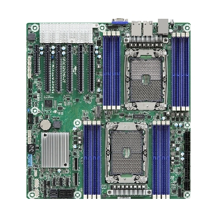Материнская плата серверная ASRock SP2C621D16-2T, 2xLGA4189, Intel C621A, 16xDDR4, 14xSATA, 1xM.2, 5xPCIe 4.0 x16, 1xVGA, 2x10Gb LAN, 2xUSB-A 5Gbps, IPMI, EEB