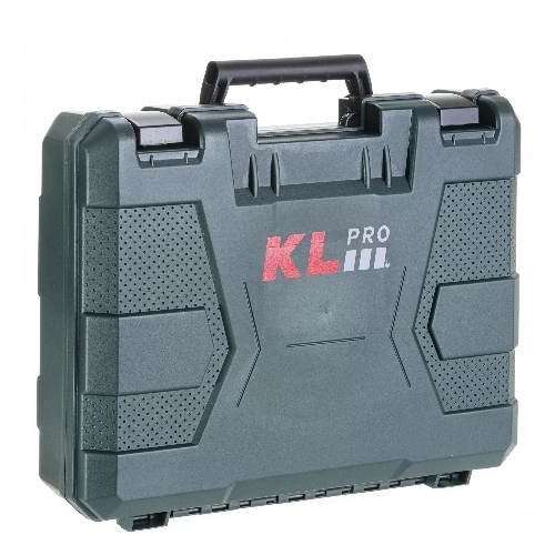 Профессиональный бесщеточный винтоверт аккумуляторный KLPRO KLDV18B-50 (18В, Li-ion-2шт, 5.0Ач, 180Нм, 2 скорости, подсветка,З/У,в кейсе)