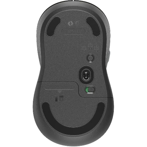 Мышь беспроводная Logitech M750 L Large графитовый, 4000 dpi, радиоканал, Bluetooth, USB, кнопки - 5