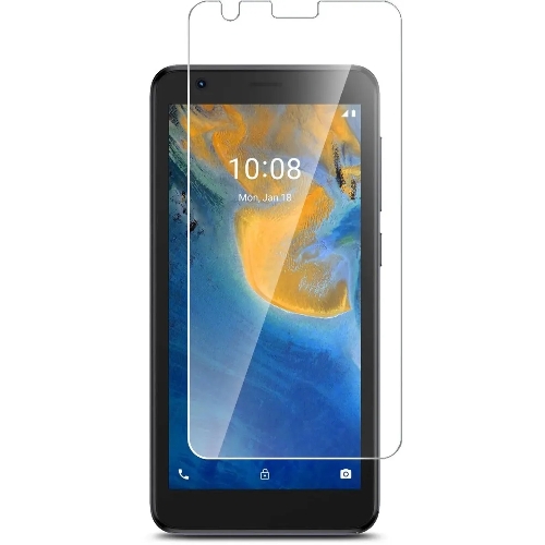 Защитное стекло для экрана BoraSCO Hybrid Glass для ZTE Blade L9 антиблик, 60 х 130 мм, 2.5D, прозрачный