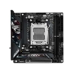 Материнская плата ASUS ROG STRIX B850-I GAMING WIFI, AM5, AMD B850, 2xDDR5, 2xM.2, 2xSATA, PCIe 4.0 x16, 1xHDMI, 1xUSB Type-C, 1x2.5Gb LAN, Wi-Fi 7, Bluetooth 5.4, 5xUSB-A 10Gbps, 1xUSB-C 20Gbps, 2xUSB-A 2.0, 3x3.5 мм, S/PDIF, 7.1, Mini-ITX