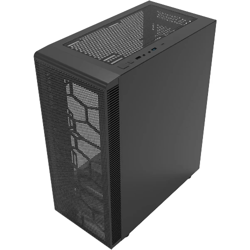 Компьютерный корпус Bloody BD-CC115 черный без БП ATX 8x120мм 1xUSB 2.0 1xUSB 3.0 audio bott PSU