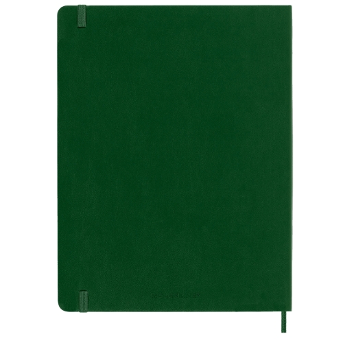 Блокнот Moleskine CLASSIC SOFT QP623K15 XLarge 190х250мм, 192 страниц, нелинованный, мягкая обложка, зеленый